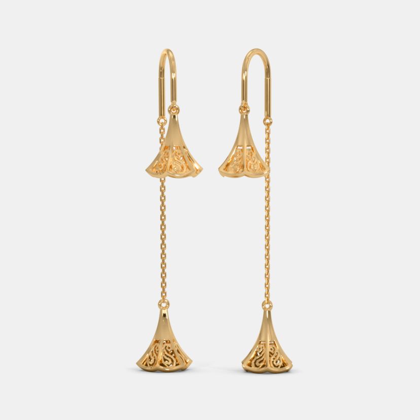 The Mesh Tulle Sui Dhaga Earrings - image 1