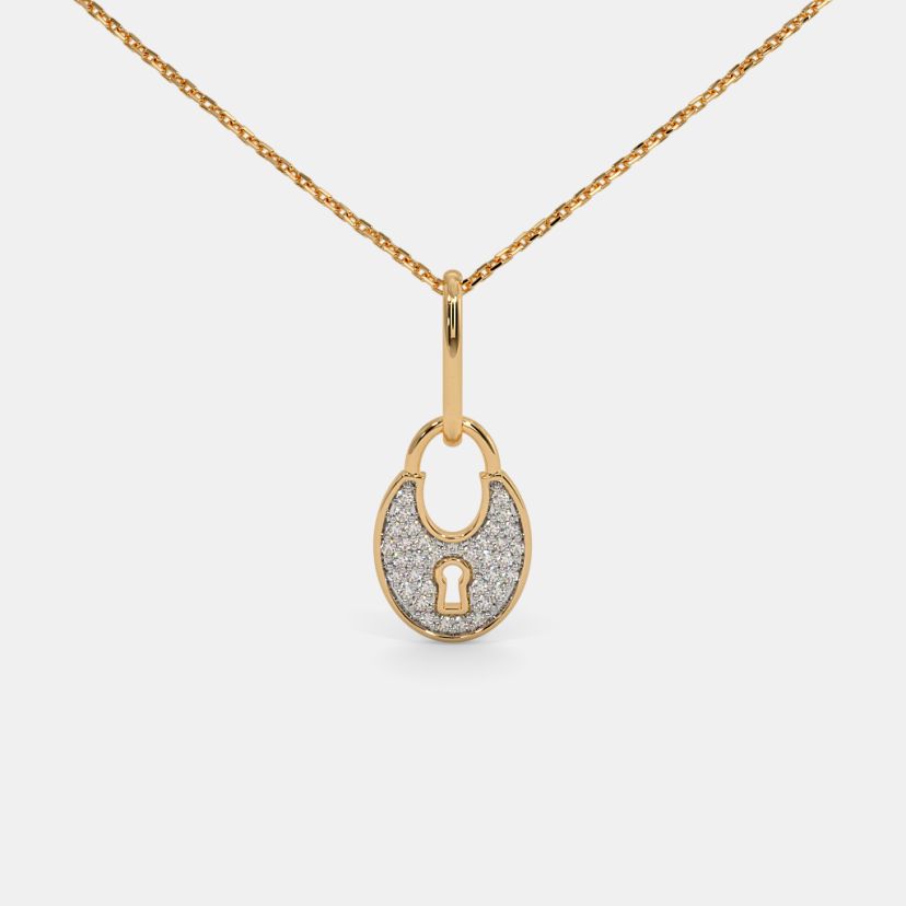 The Lock And Key Pendant Necklace - image 4