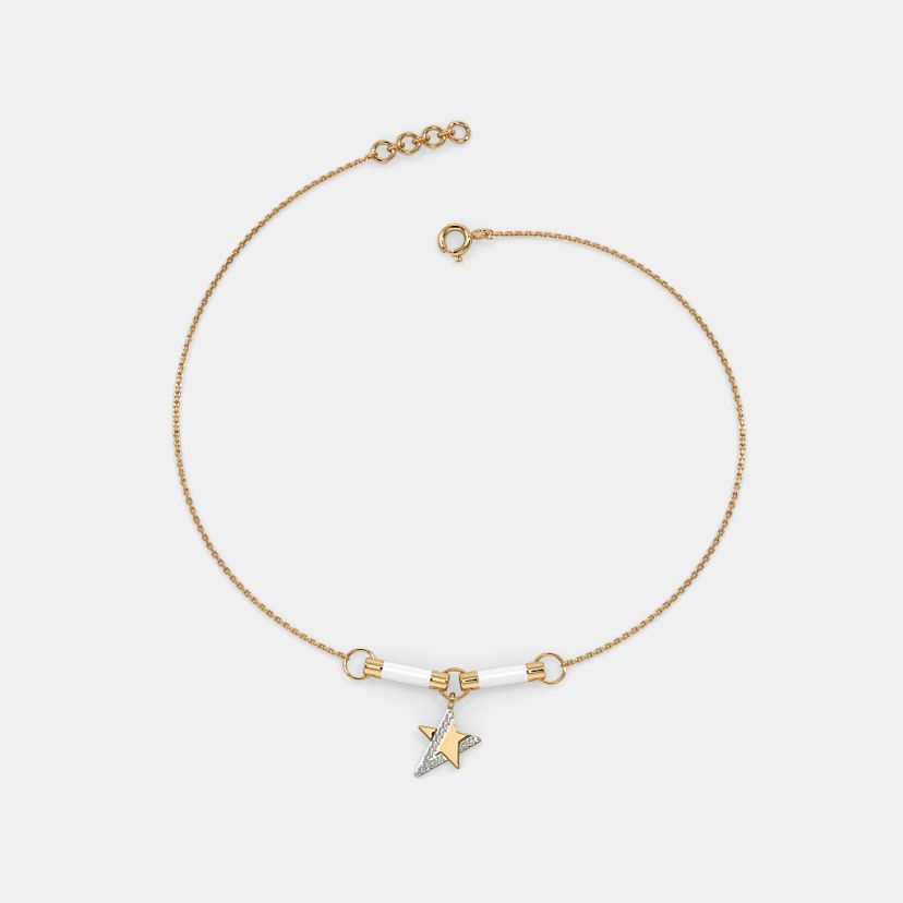 The Linen White Anklet