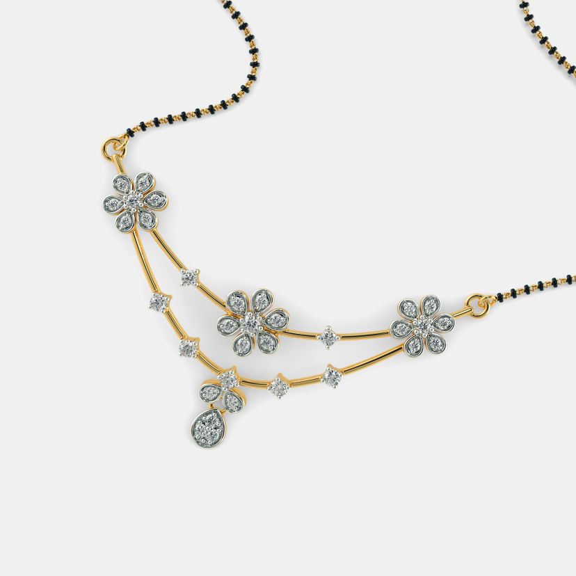 The Parijat Mangalsutra Pendant - image 8