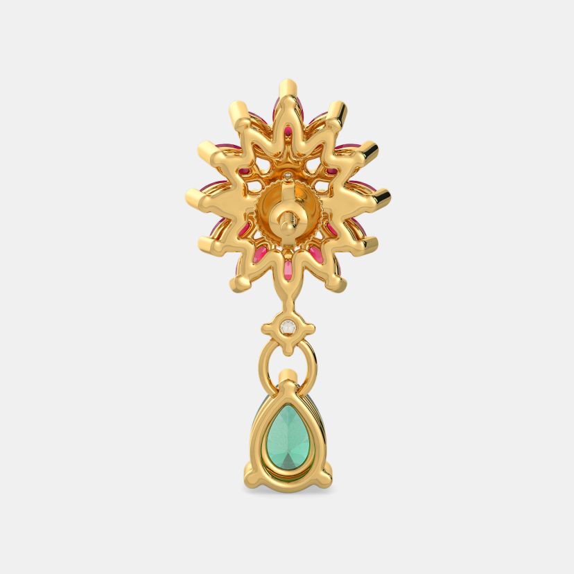 The Mystic Floriated Drop Earrings - image 5