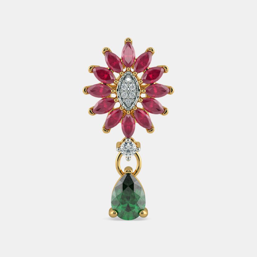 The Mystic Floriated Drop Earrings - image 7