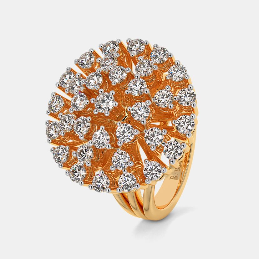 Buy 1000 Diamond Studded Gold Rings Designs Online BlueStone India s 1 Online Jewellery Brand