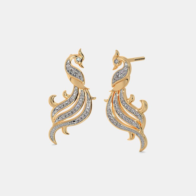 The Twirling Feather Earrings - image 1