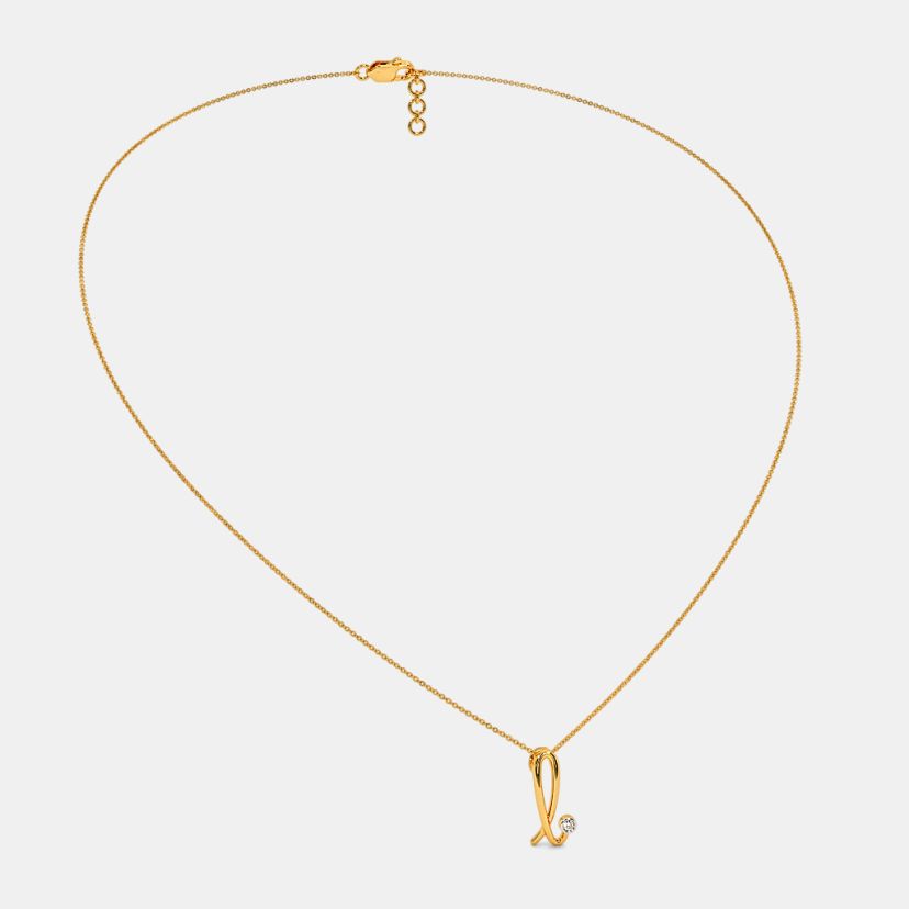 The Cursive L Necklace - image 6