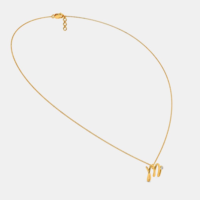 The Cursive M Necklace - image 7