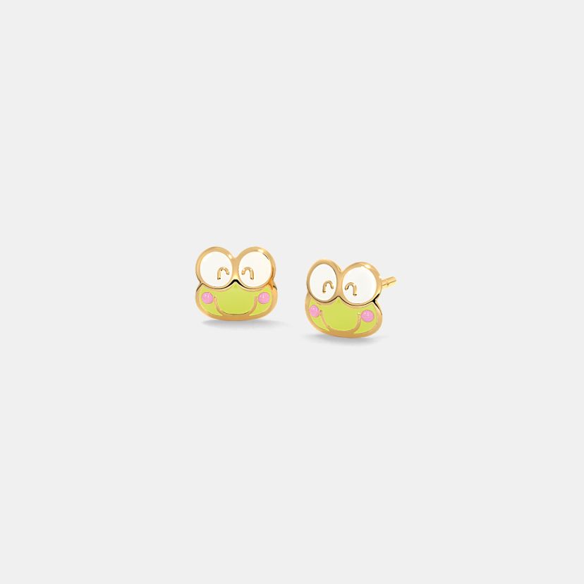 The Smiley Keroppi Stud Earrings - image 1