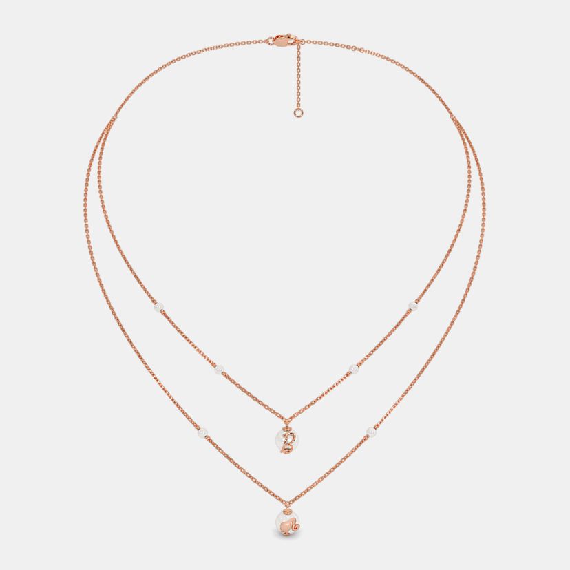 The Pearl Charm Layered Necklace - image 5