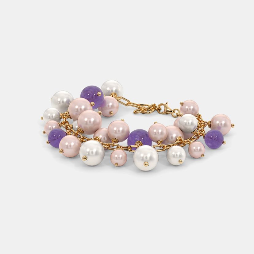 The Tide Of Pearls Charm Bracelet - image 4