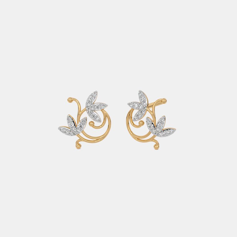 The Lotus Valley Stud Earrings - image 1