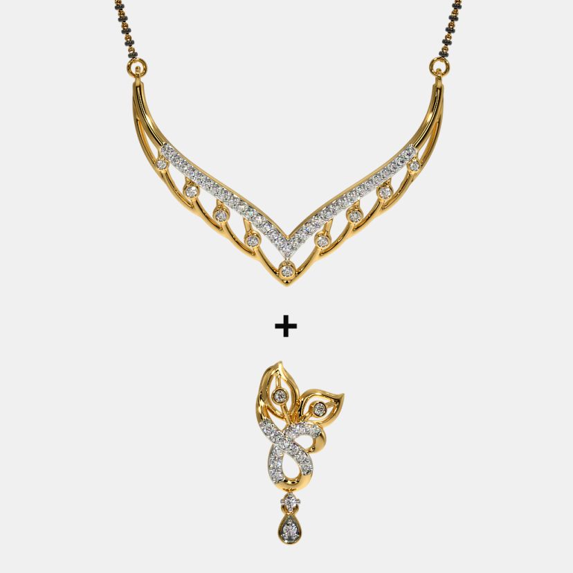 The Astikya Convertible Mangalsutra Pendant - image 4