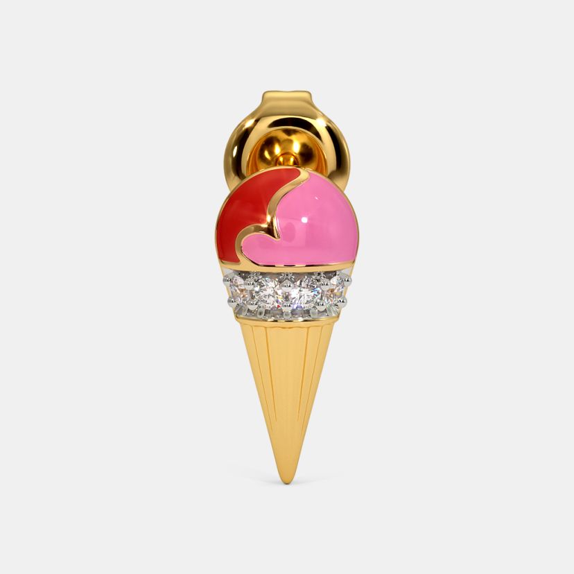 The Icecream Cone Kids Stud Earrings - image 3