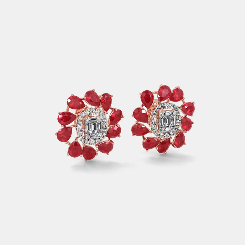 The Rubyfloret Stud Earrings - image 6