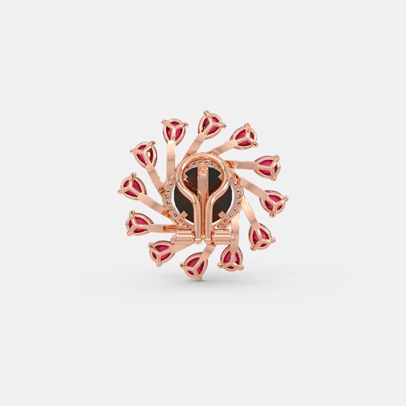 The Midnightruby Stud Earrings - image 8