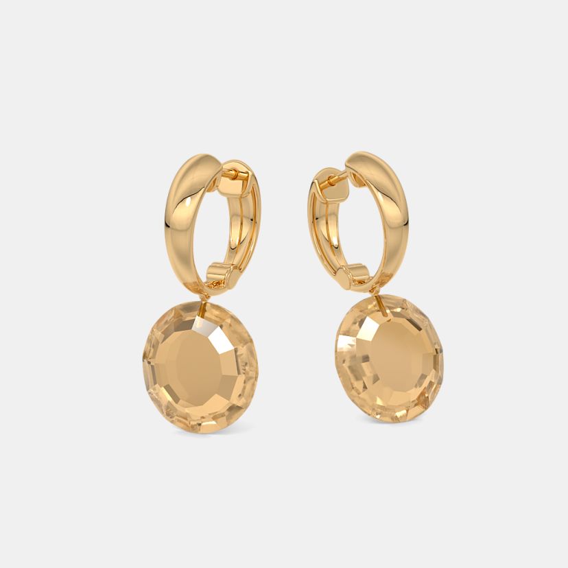 The Flacirtine Dangle Hoop Earrings - image 4