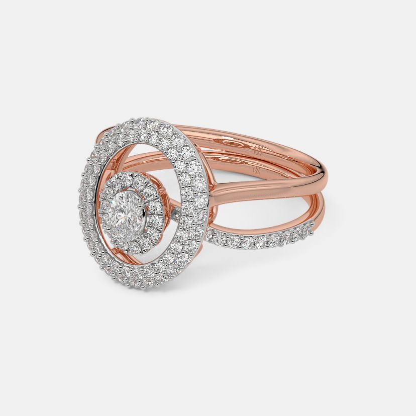 The Aurorae Bridal Ring Set - image 8