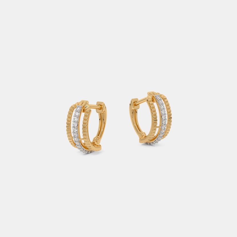 The Linare Huggie Earrings - image 5
