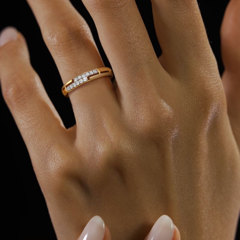 The Eiluned Band Ring For Her - image 2