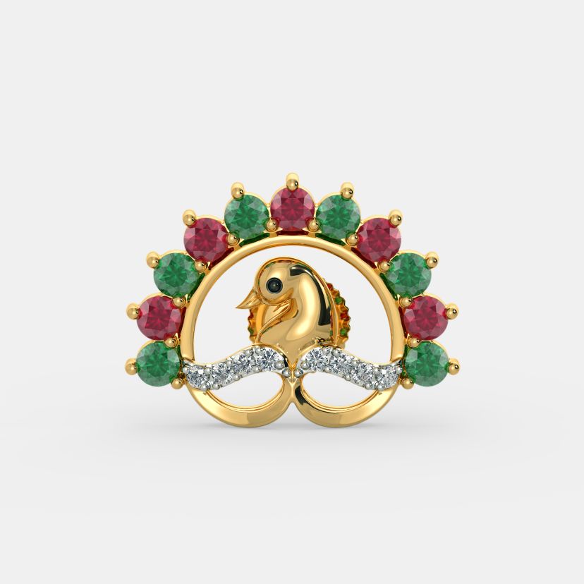 The Frolic Feather Stud Earrings - image 7