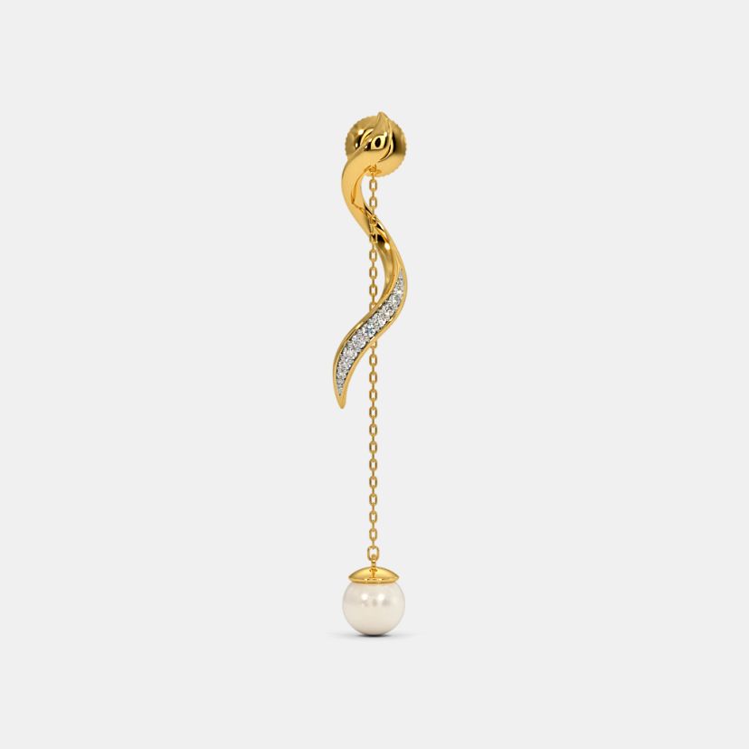 The Twirl Around Ribbon Dangler Earrings - image 7