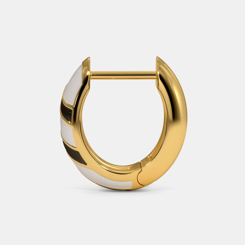 The Zebra Huggie Earrings - image 5