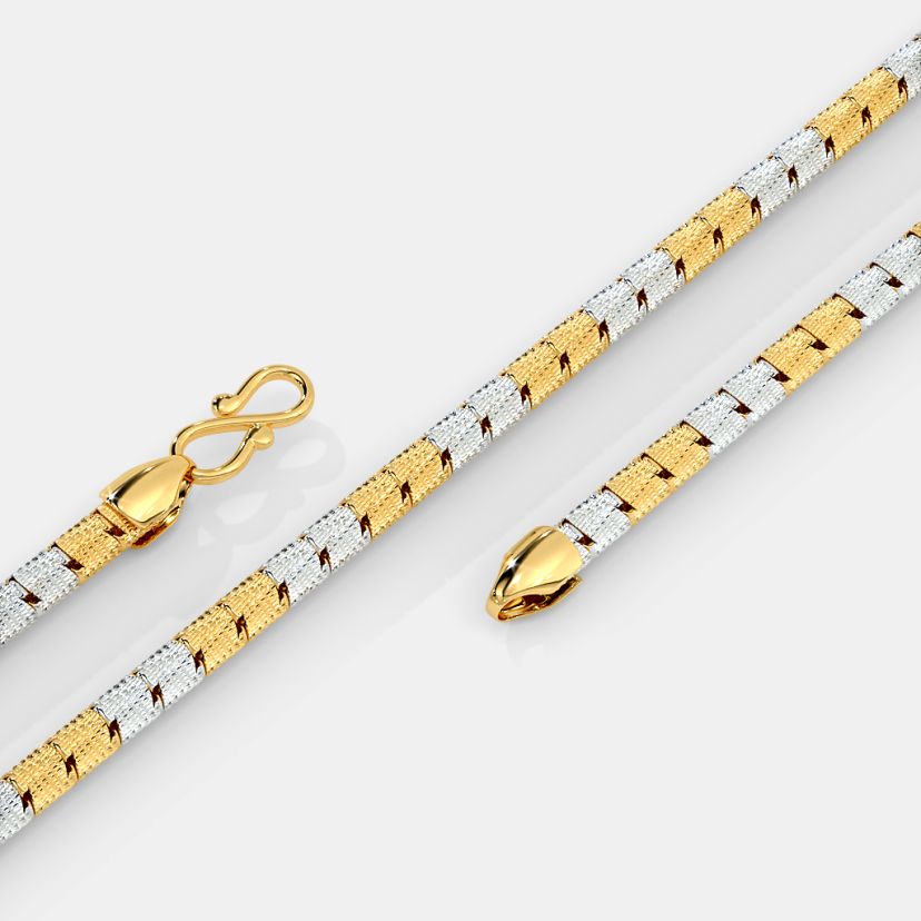 The Shaira Gold Chain - Side View