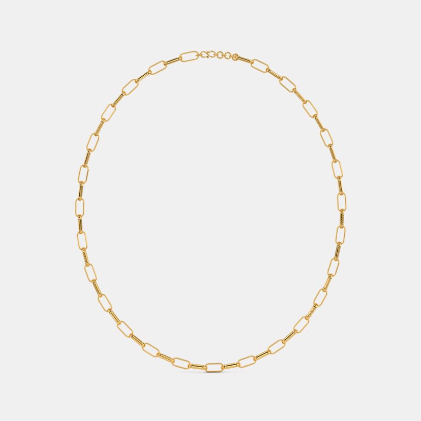 The Figaro Gold Chain - Angle View 2