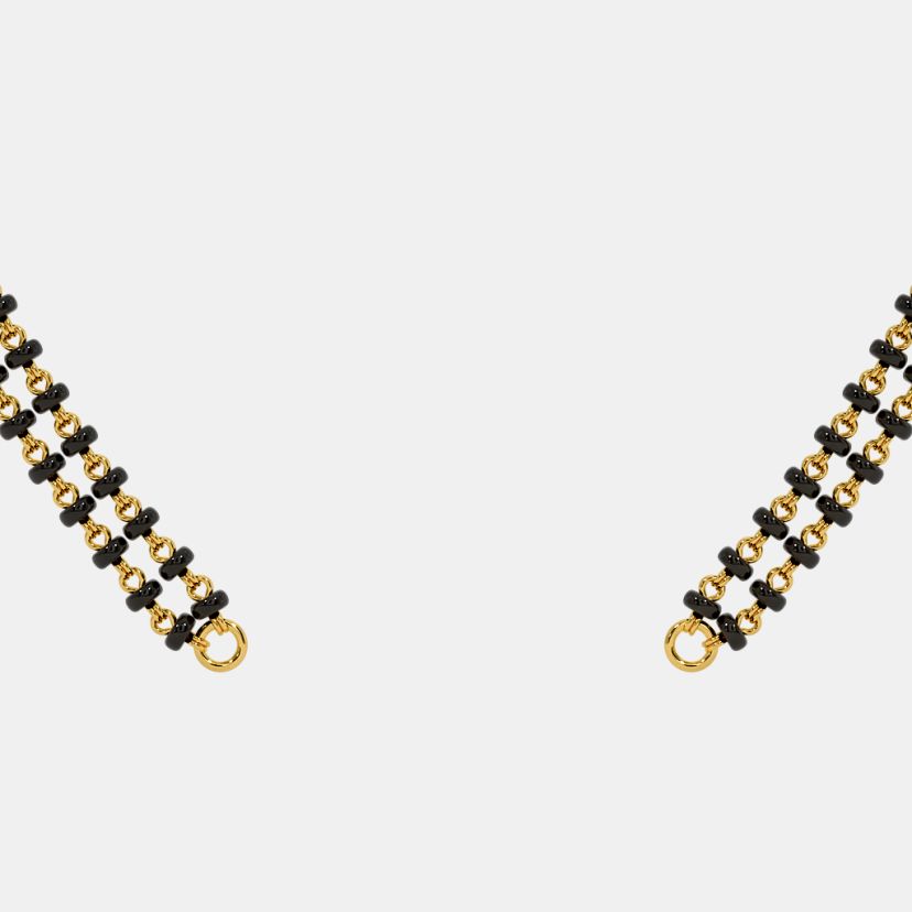 The Microbead Mangalsutra Double Line Open Chain - image 4