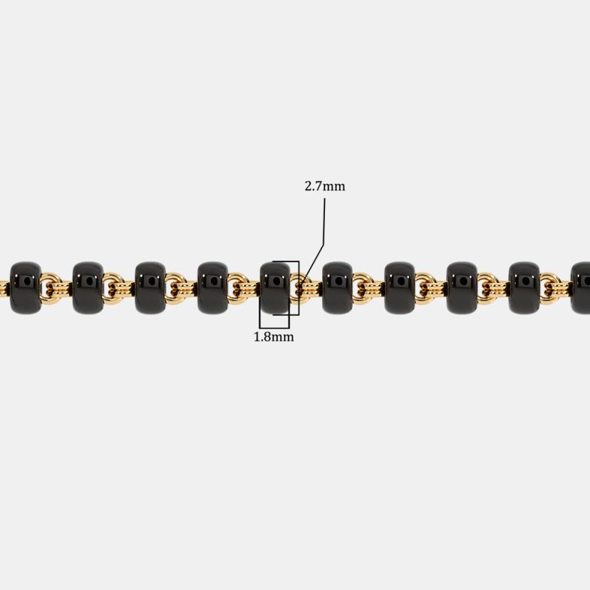 The Mangalsutra Single Line Open Chain With Lock - image 3