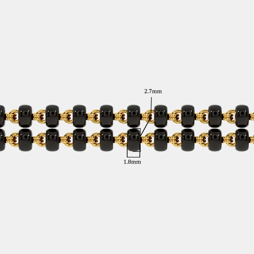 The Mangalsutra Double Line Open Chain With Lock - image 3
