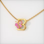 The B for Butterfly Necklace for Kids