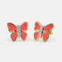 The Red Butterfly Earrings for Kids