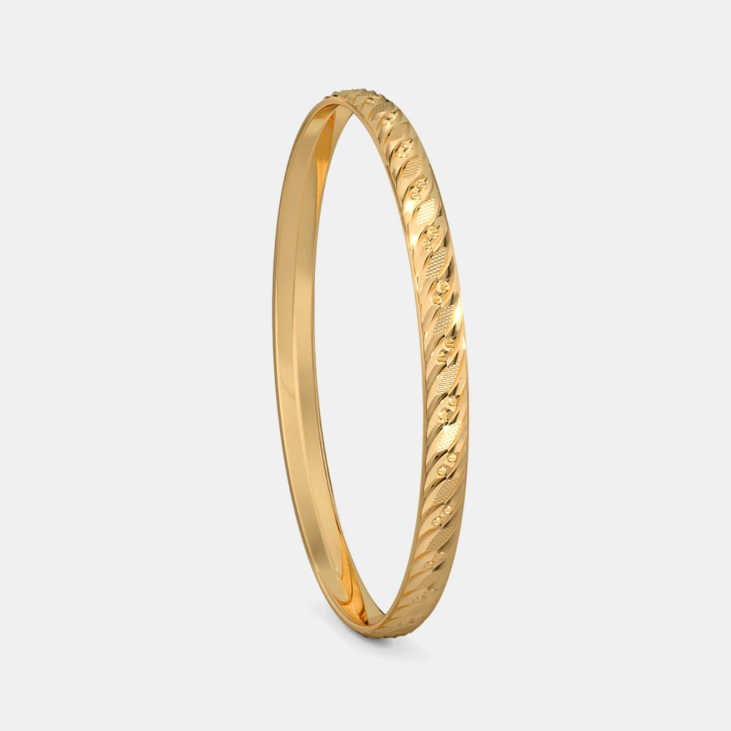 The Priyamwada Round Bangle | BlueStone.com