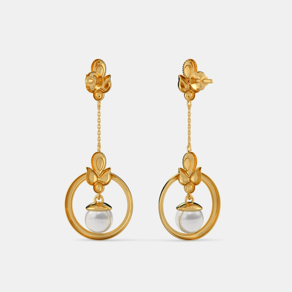 The Chandrakala Drop Earrings | BlueStone.com