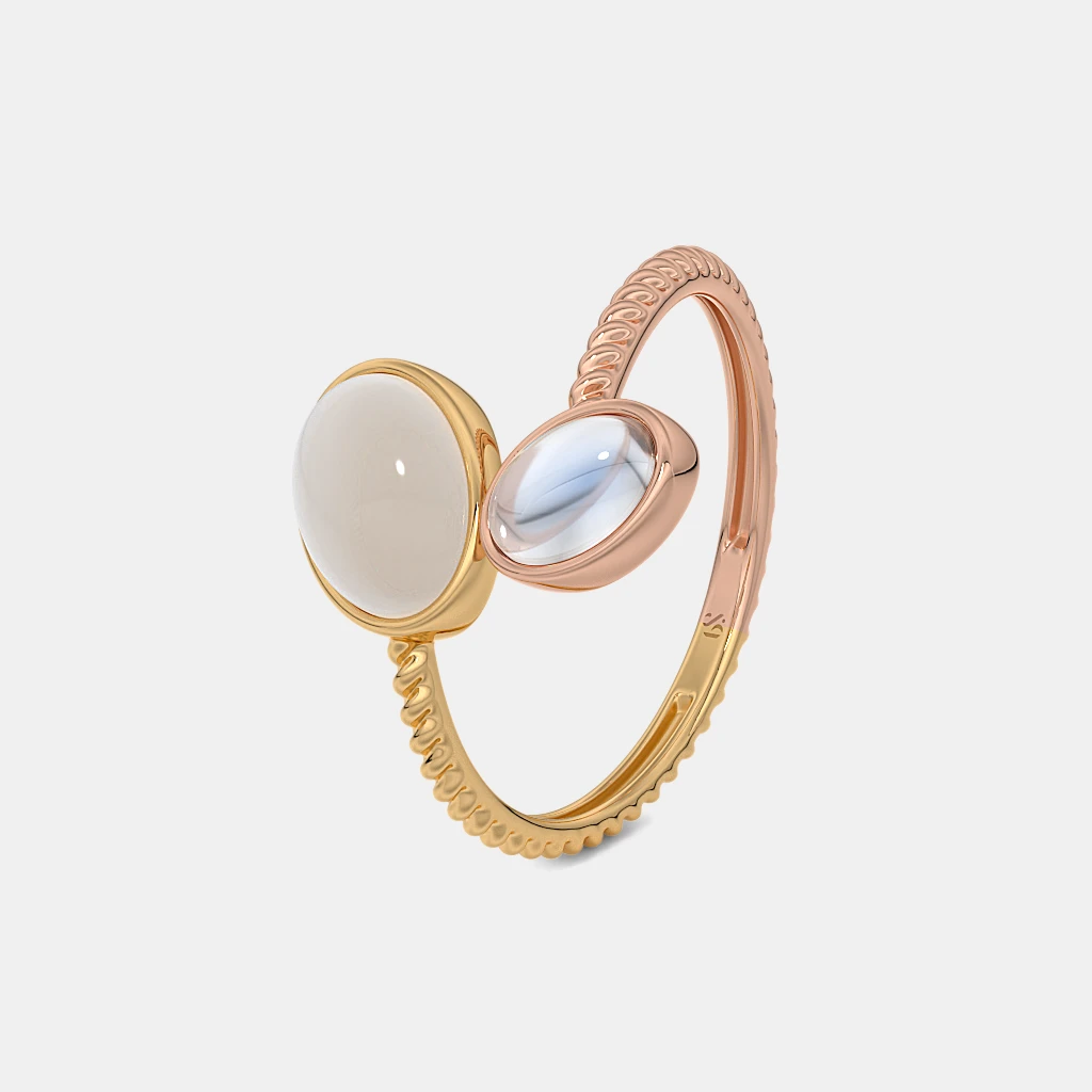 The Twinlight Moonstone Ring alternate view 1