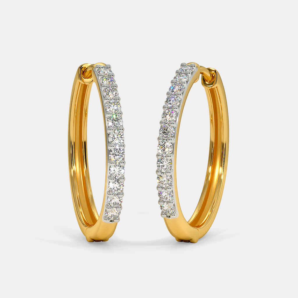 The Yolanda Hoop Earrings | BlueStone.com