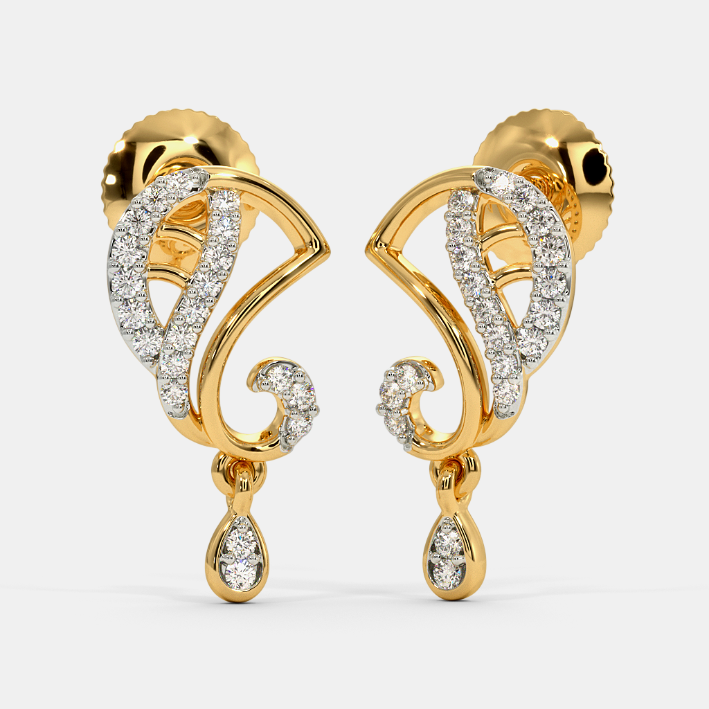 The Acela Stud Earrings | BlueStone.com