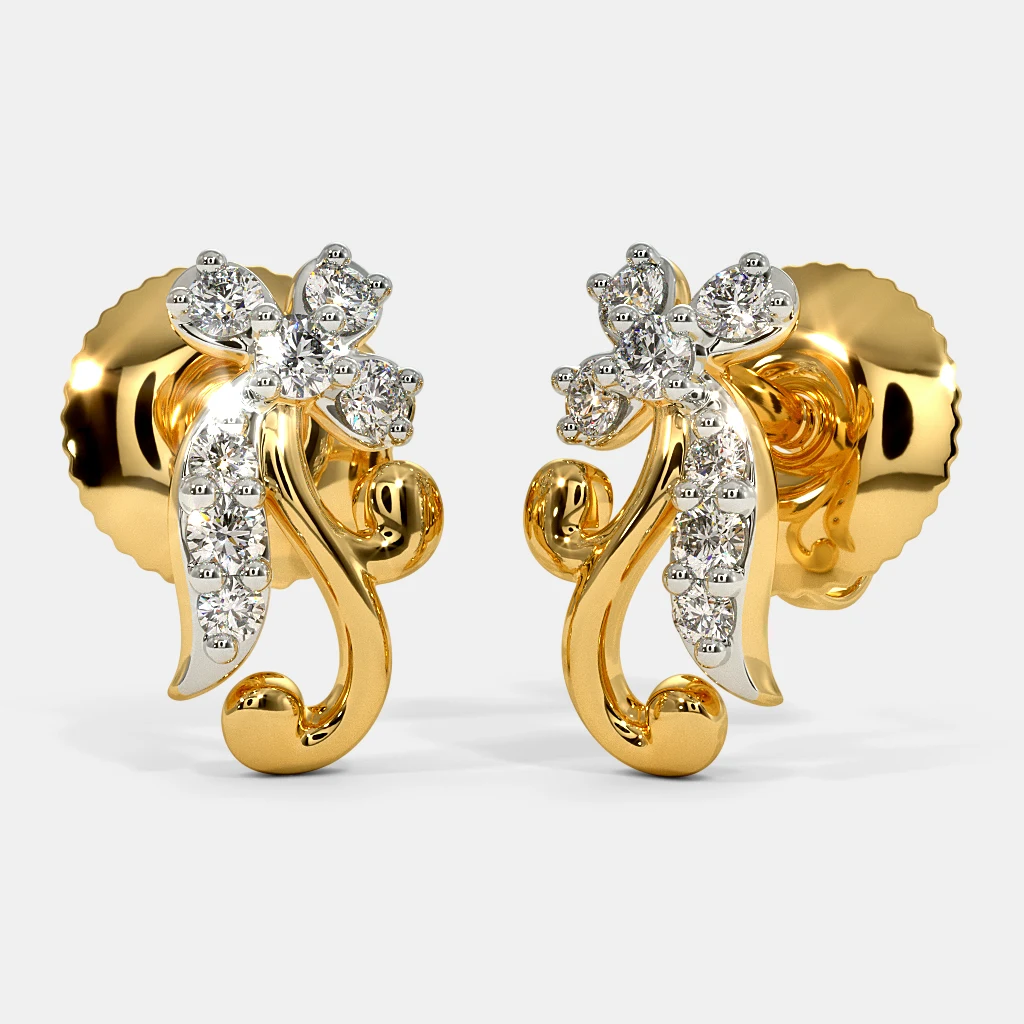 The Welina Stud Earrings | BlueStone.com