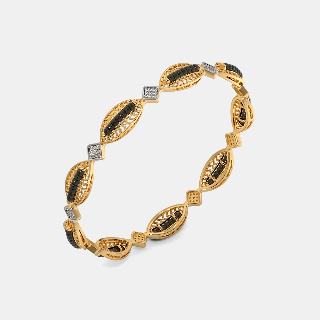 The Neria Round Mangalsutra Bangle