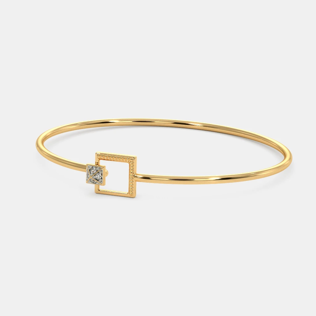 The Abriella Toggle Bangle | BlueStone.com