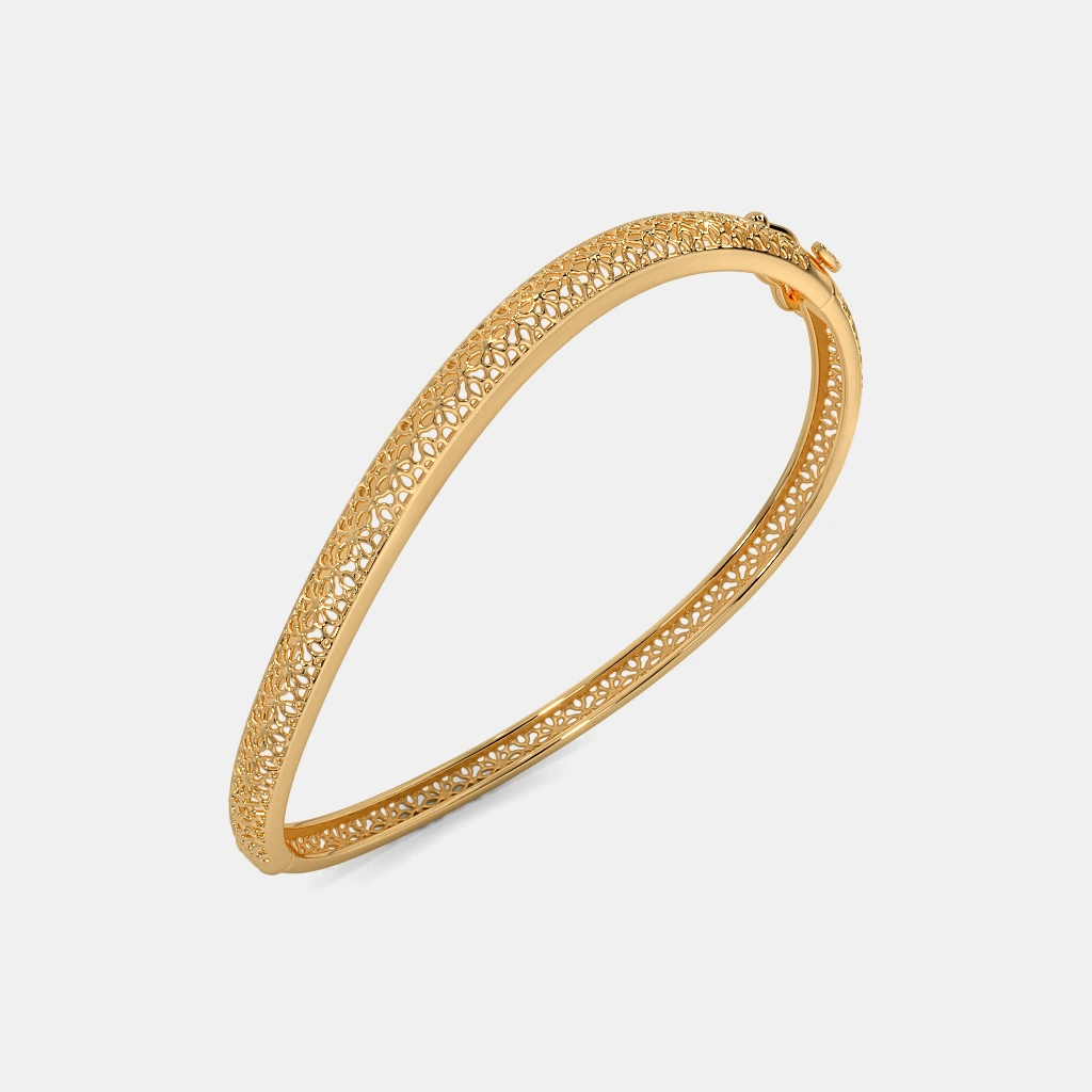 The Sheree Oval Bangle | BlueStone.com