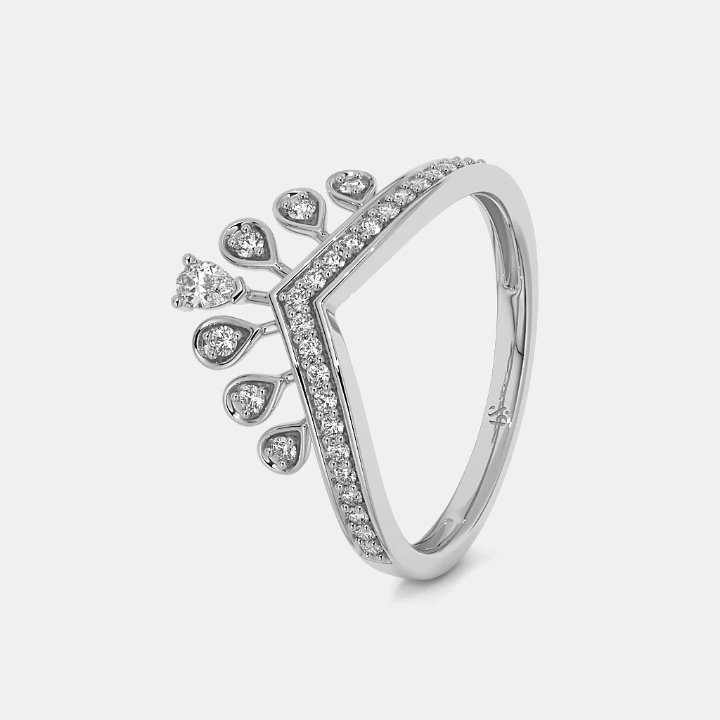 The Zarela Chevron Ring