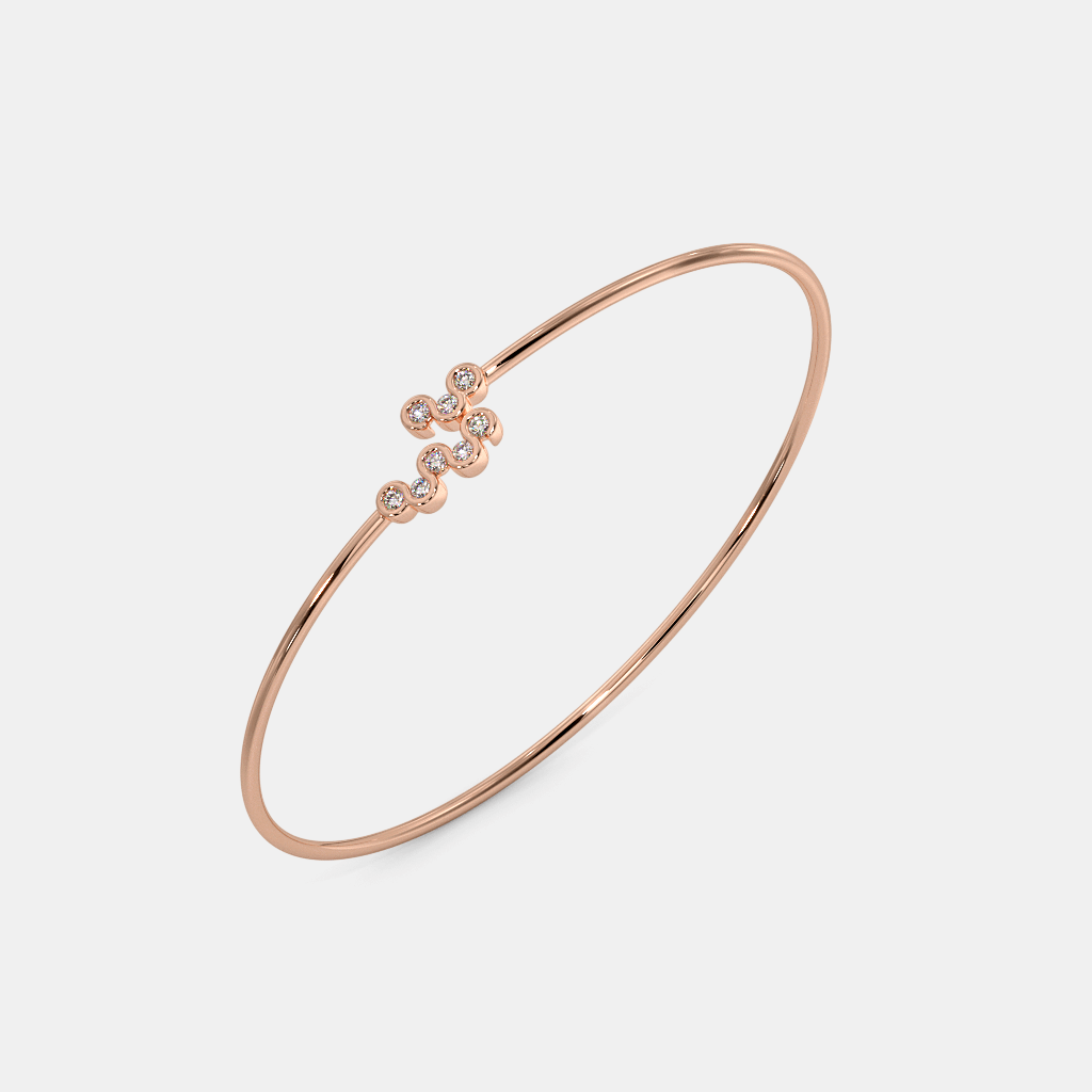 The Sarnai Twister Bangle | BlueStone.com