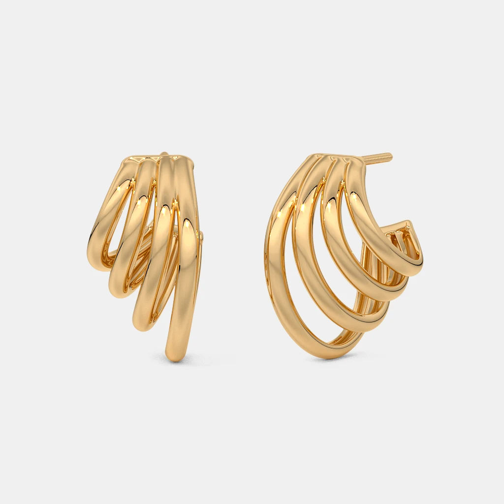The Tiered Hoop Earrings