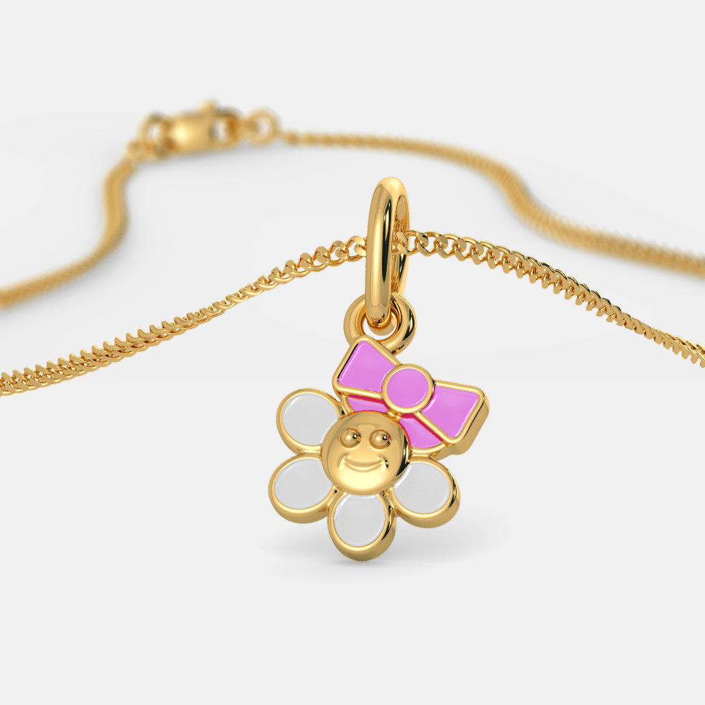 The Floral Princess Pendant For Kids