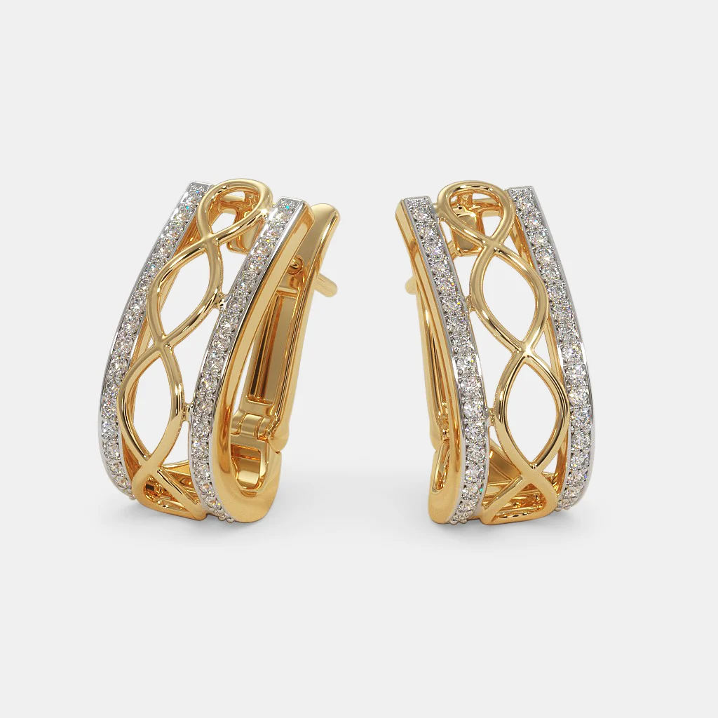 The Saavi Hoop Earrings | BlueStone.com