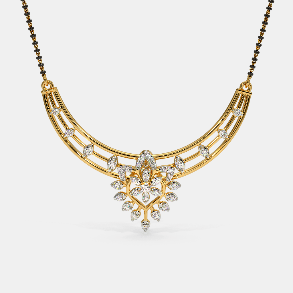 The Bhasha Convertible Mangalsutra Pendant | BlueStone.com