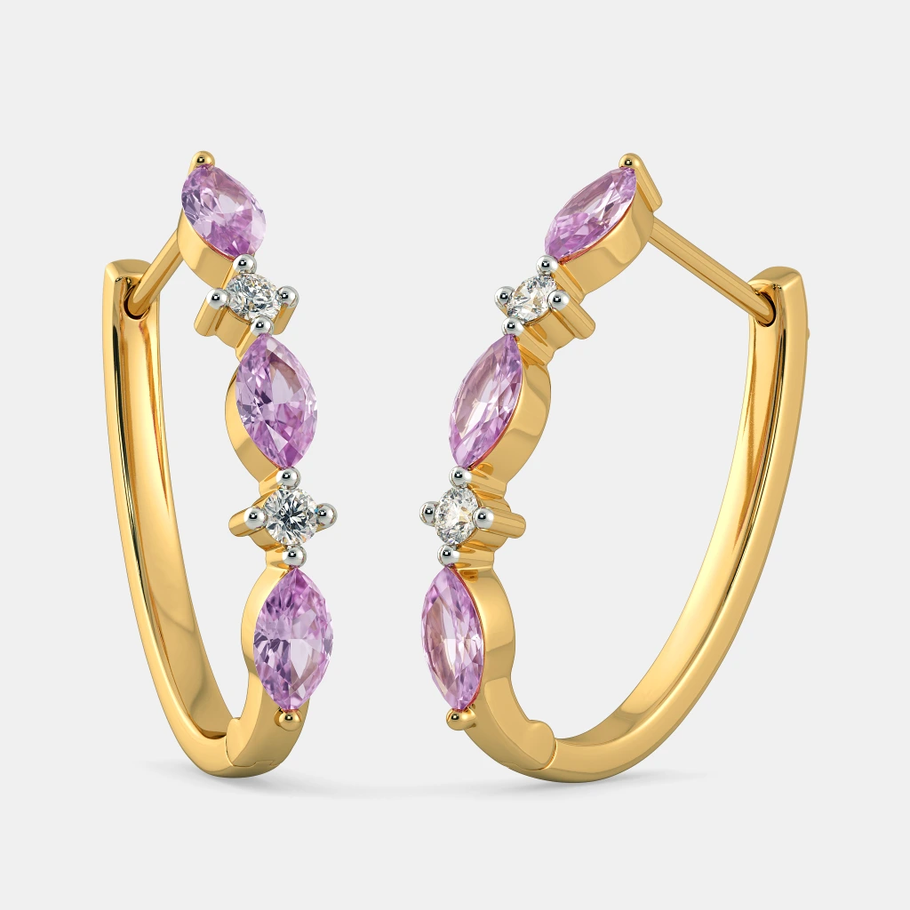 The Angelyn Hoop Earrings