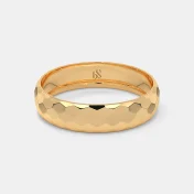 The Hilious Textured Band Ring For Him - thumb 5