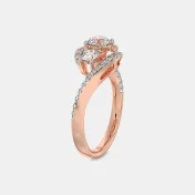 The Amilie Three Stone Ring - thumb 9